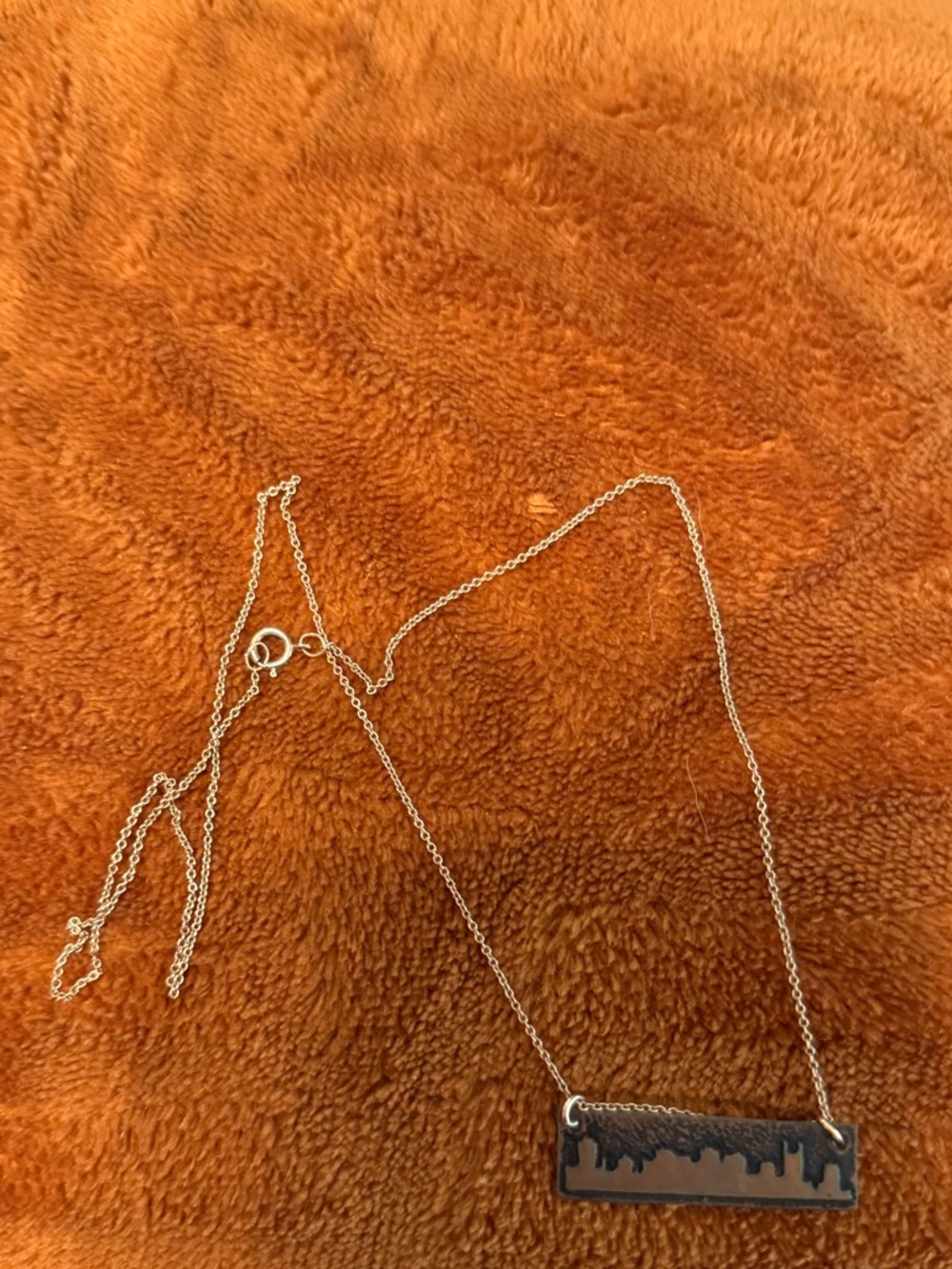 Nashville TN  Skyline Bar Necklace